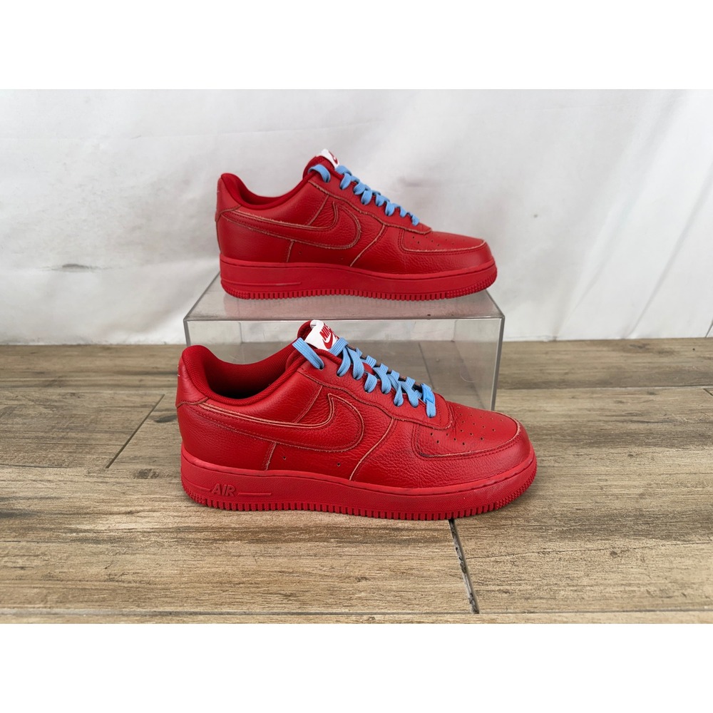 Nike Air Force 1 Low Red Light Blue AMA RE HF0659-900 Mens‎ Sneakers Size 7.5